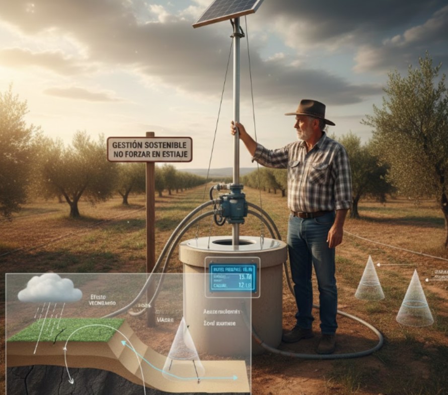 Cómo influye la estacionalidad en el caudal de un pozo