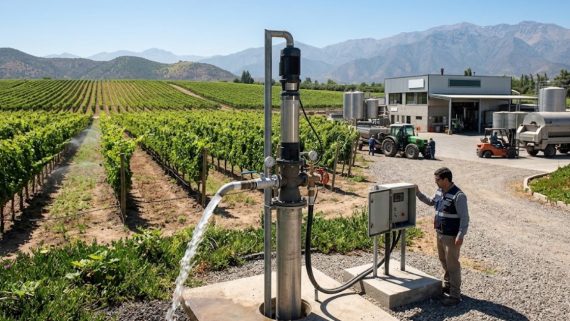 Agua para viñas, embotelladoras y agroindustria