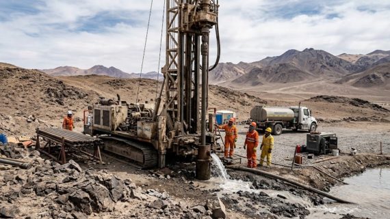 Pozos para minería en el norte de Chile