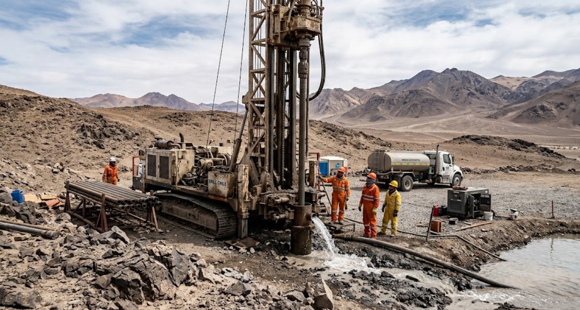 Pozos para minería en el norte de Chile